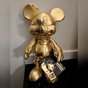 Gold Mickey Mouse 90 Years of Magic Stuffed Animal